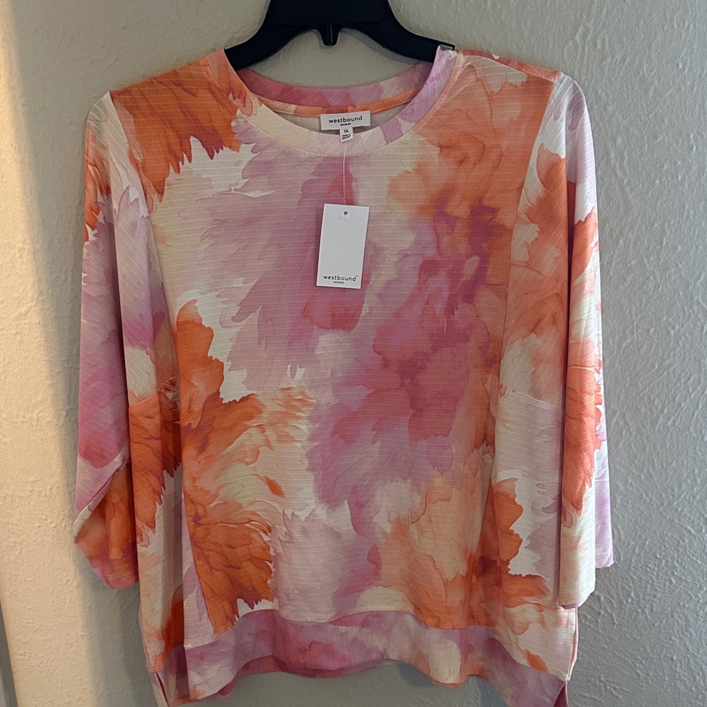 Westbound Multicolor Floral Blouse